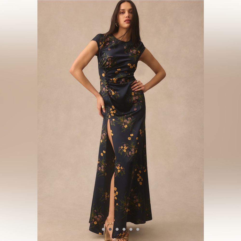 Reformation Birch silk dress